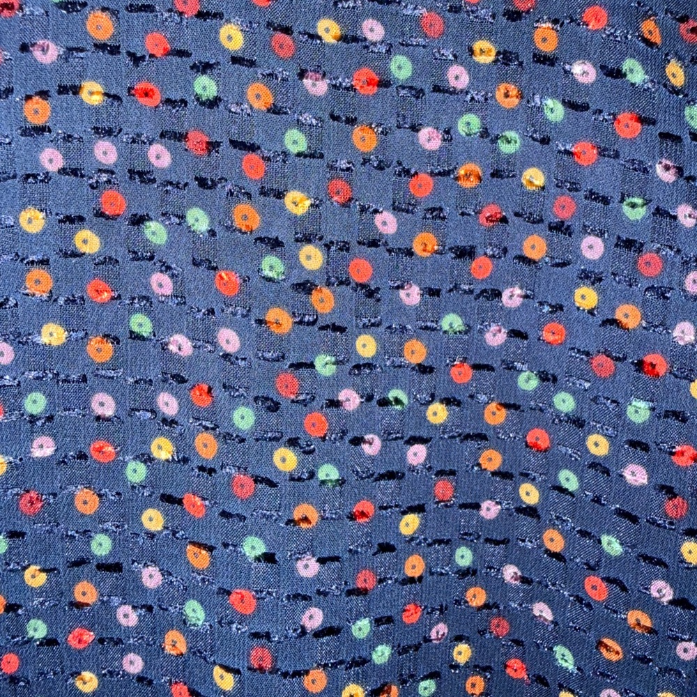 Madewell Lyric Wrap Top in Sugar Dot Size L - Picture 6 of 8